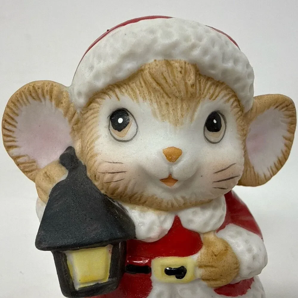 VTG Christmas Anthropomorphic Mice Mouse Salt Pepper Shakers 70s PWF Taiwan Cute